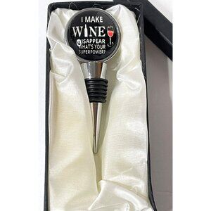 Wine Bottle Stopper I Make Wine Disappear...Superpower Novelty Humor